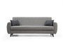 Atelier Del Sofa Sofá cama de 3 plazas Gris claro